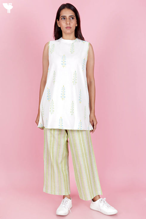 Khaadi Cotton Co-Ord Set In Graphic Block Print